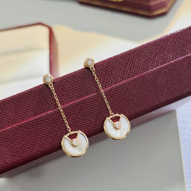 A1580 Highest sterling silver edition, Kajia UFO amulet tassel earrings, top-qua