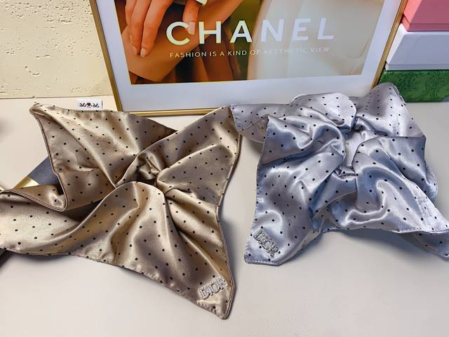 dior Dior Dior hair band Polka dot large rubber band hair band large intestine r