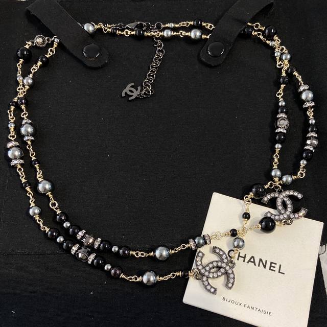 Xm0277 Ch Nel Xianger Obsidian Sweater Chain