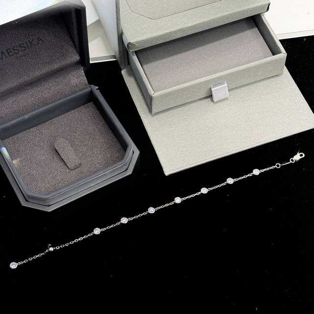 A4823T's new eight-diamond raindrop star bracelet high-end custom low-key luxury