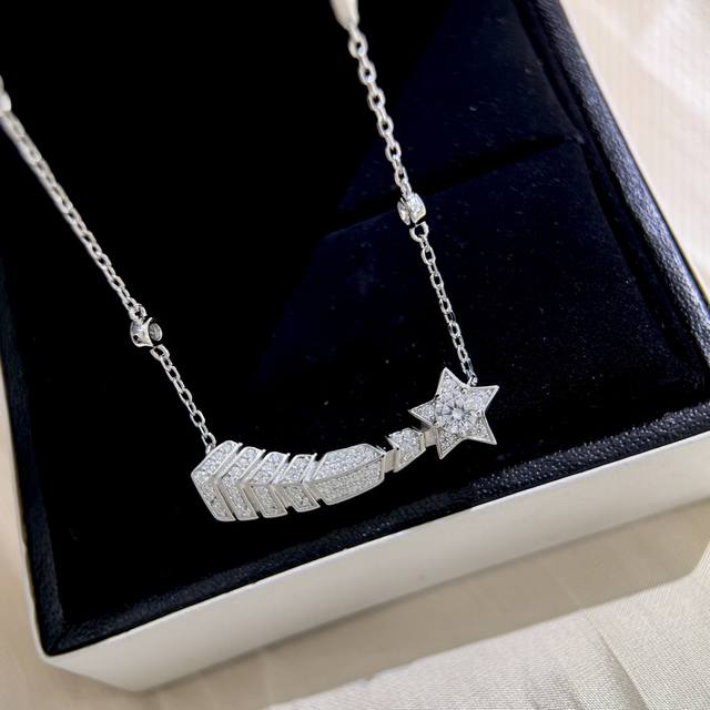 A5013 New five-pointed star comet star necklace romantic aesthetic selection Ger