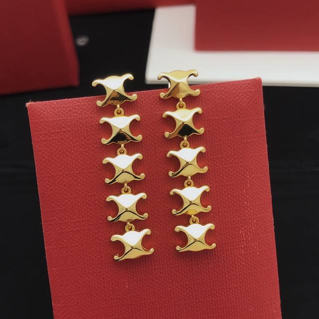 No. Sled0027 Celine's latest tassel earrings are made of brass.