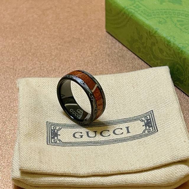 The latest Gucci ring, a higher-end design, also worn by celebrities. Anger Fore