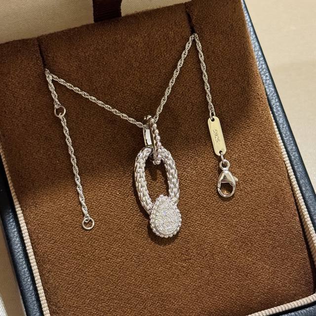 A6657 Baoshilong's new drop-shaped geometric wheat ear tassel necklace is full o