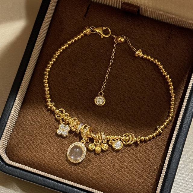 Sy059 Independent designer Instagram wind dragon heart bracelet with water bubbl