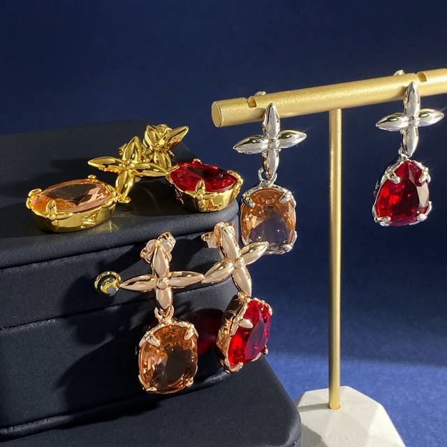 lu92 Lv Louis Vuitton European and American high-end presbyopic polished diamond