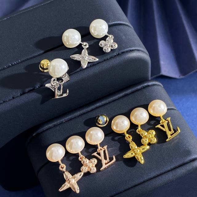 lu92 Lv Louis Vuitton Korean fashion Ins all-match personality three-piece set d