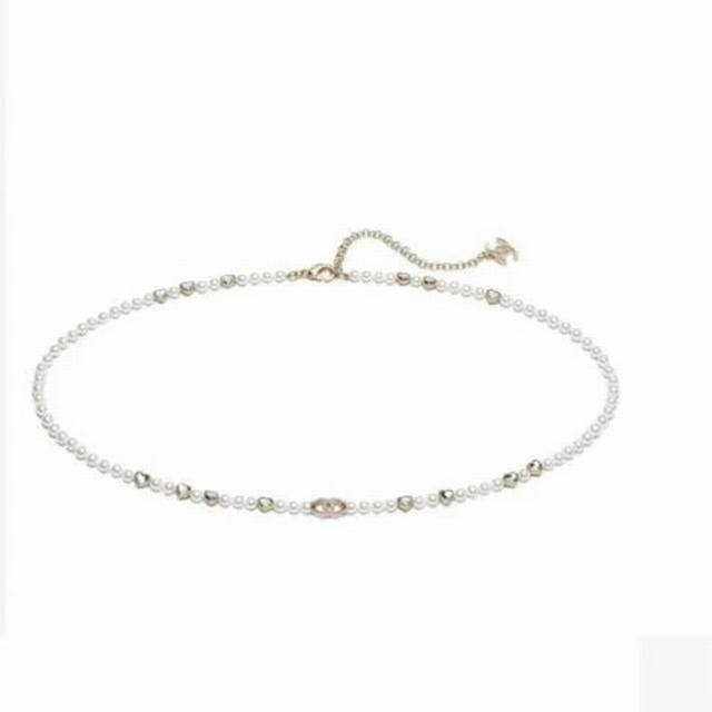 Chanel25B super shiny heart-shaped waist necklaceHeart-shaped rhinestones, simpl