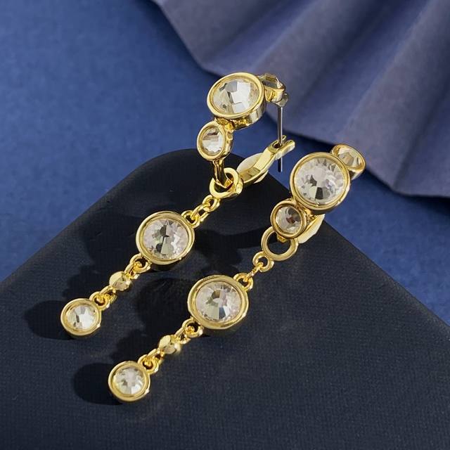 sh93 Swarovski's new fashion luxury large and small round diamond ring pendant c