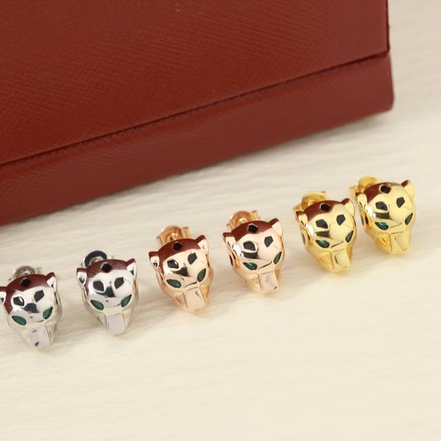 Luxury Cartier leopard earrings, Cartier earrings without diamonds, hot selling