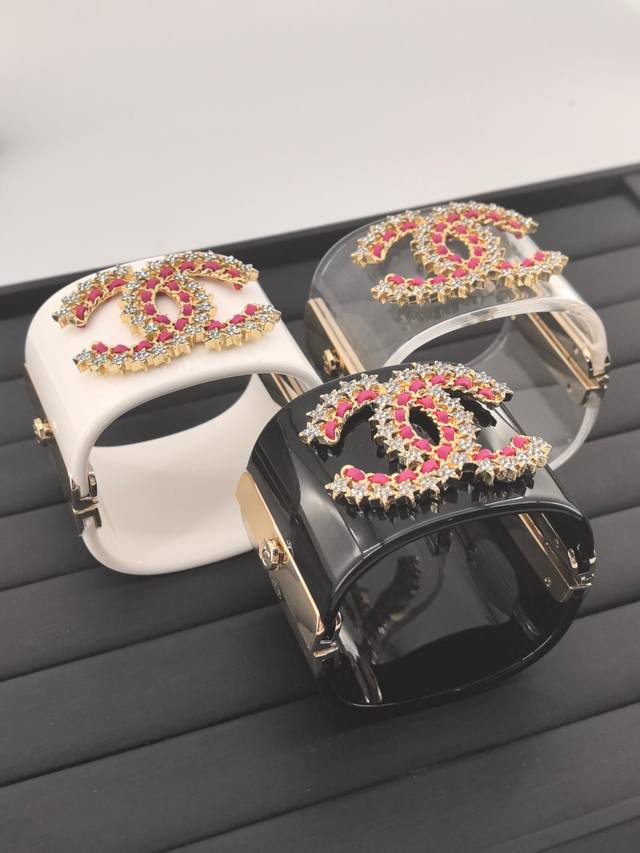 Chanel acrylic resin bracelet