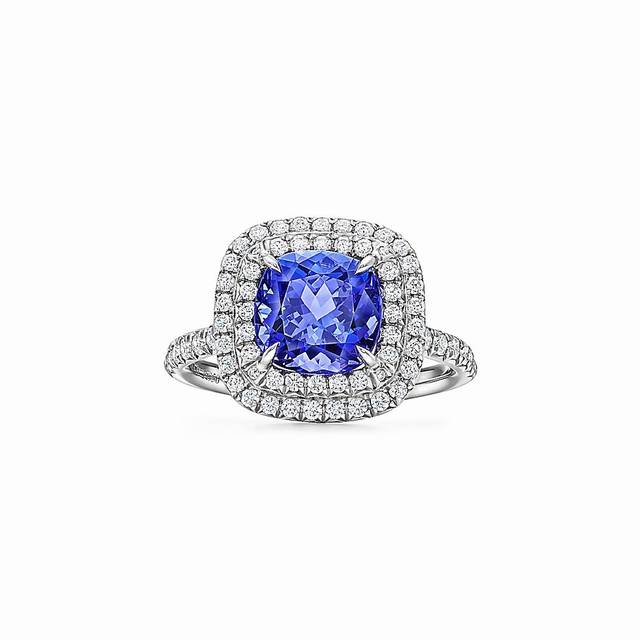 Tiffany Ring: This rock candy ring, set with diamonds, shimmers with brilliance.