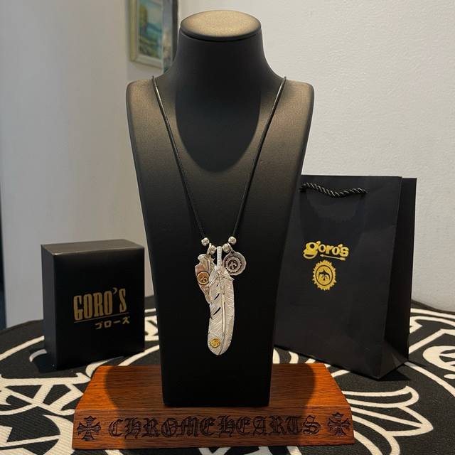 New arrival: Goro's Takahashi Goro feather pendant, Takahashi classic leather c