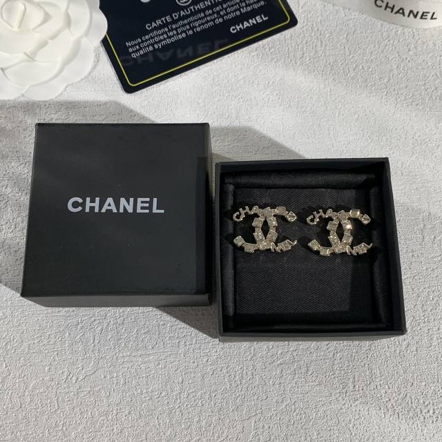 Chanel crystal earrings come in a variety of styles, including the 2025 Spring/S