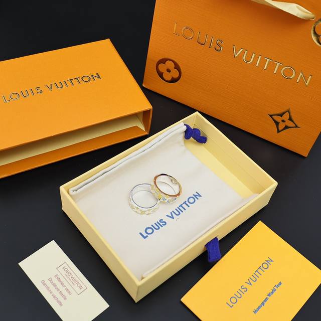 Louis Vuitton new silver logo print ring (sizes M-L) in stock, sizes 6-11 ( )