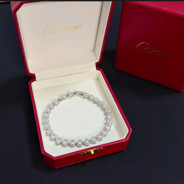 Cartier diamond bracelet, a high-end custom version, inlaid with diamonds, made
