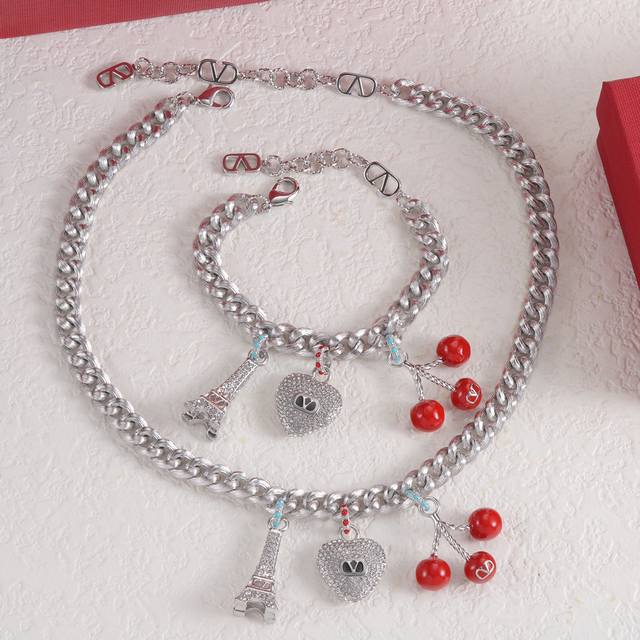 valentino Valentino necklace bracelet Valentino set