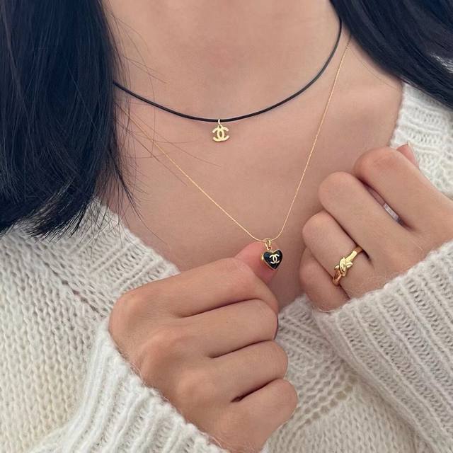 Chanel's latest double C sheepskin clavicle necklace is super personalized and