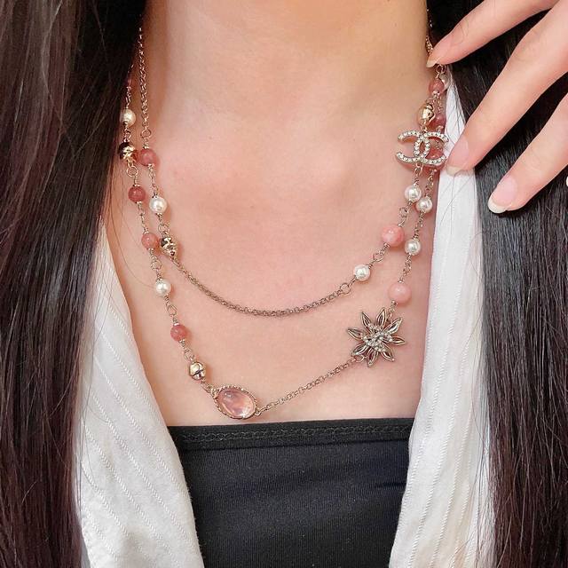 Chanel vintage letter sweater necklace. Chanel's styles really need no introduc