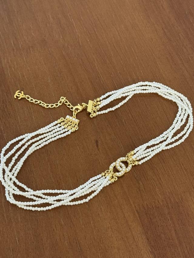 chanel set necklace earrings