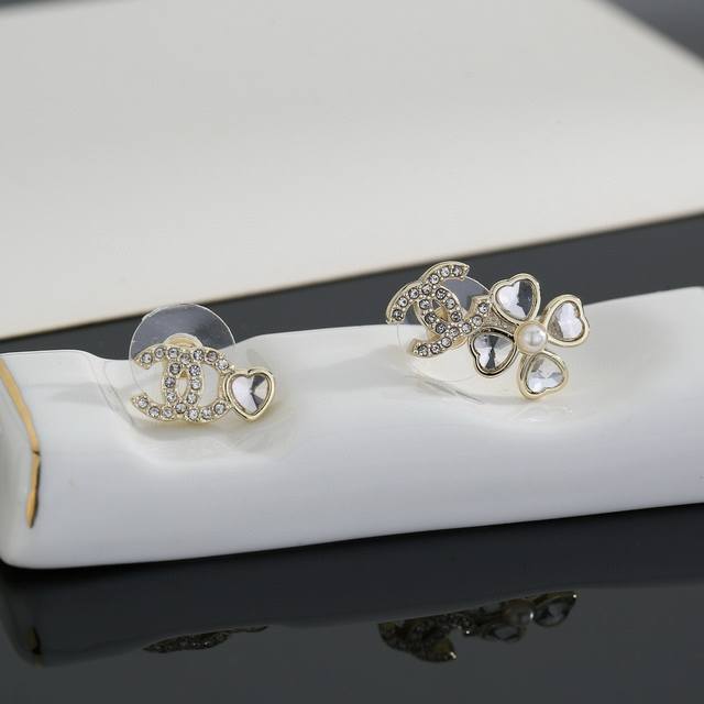 Chanel asymmetrical earrings are a great look with any outfit. A versatile fashi