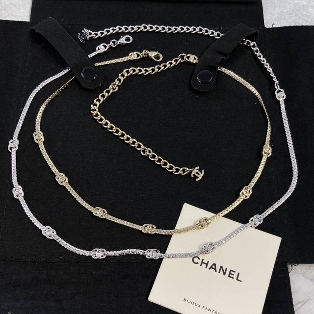 Xx0595 Ch Nel 7 Flower Choker Snake Bone Necklace Very heavy workmanship, we are