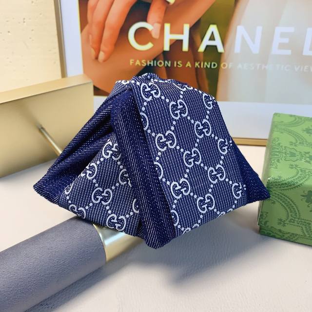 gucci Gucci Gucci grab clip denim triangle grab clip temperament versatile daily