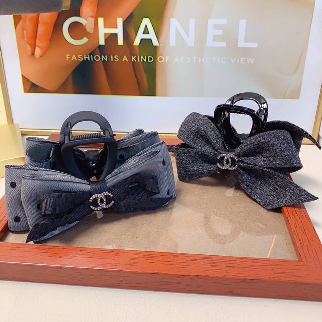 chanel Xiaoxiang Chanel grab clip bow logo grab clip temperament versatile daily