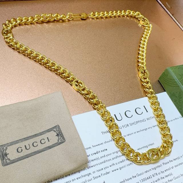 New product release. Officially announced in Italy, the latest Gucci necklace f