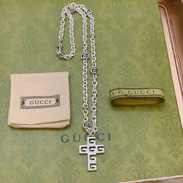 Gucci necklace 2025 latest model, higher-end chain, celebrity-same Anger Forest