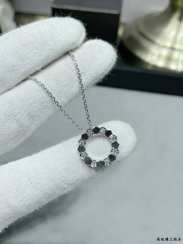 V Gold material 5140220 Shangmei honeycomb wreath necklace, high-end customizati