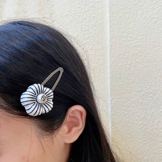 Chanel Camellia Double C Hairpin