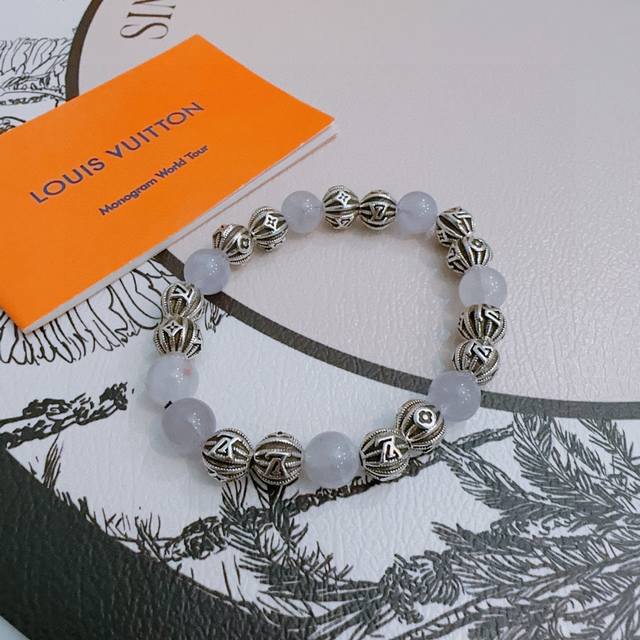 Special counter exquisite version LV Louis Vuitton multi-element agate Thai sil