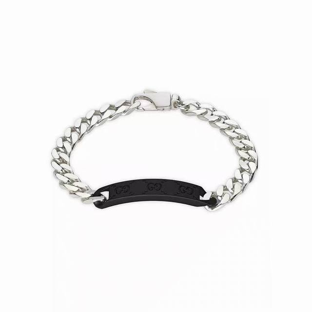 Necklace Bracelet Gucci Gucci trademark series black gold charm silver bracelet