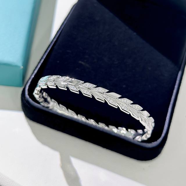 0021 New Paper Flowers series leaf bracelet, electroplated with 0.6mm thick gold