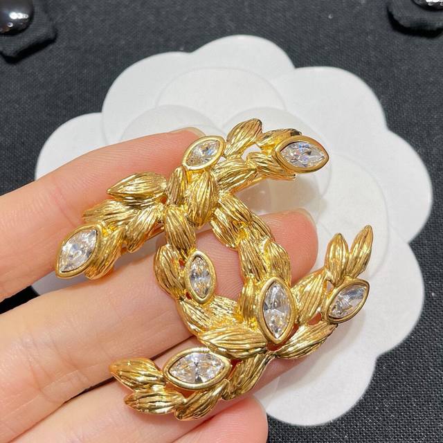Number Xxz0023 Actual shot of wheat ear brooch, only developed by Zp, high-end o