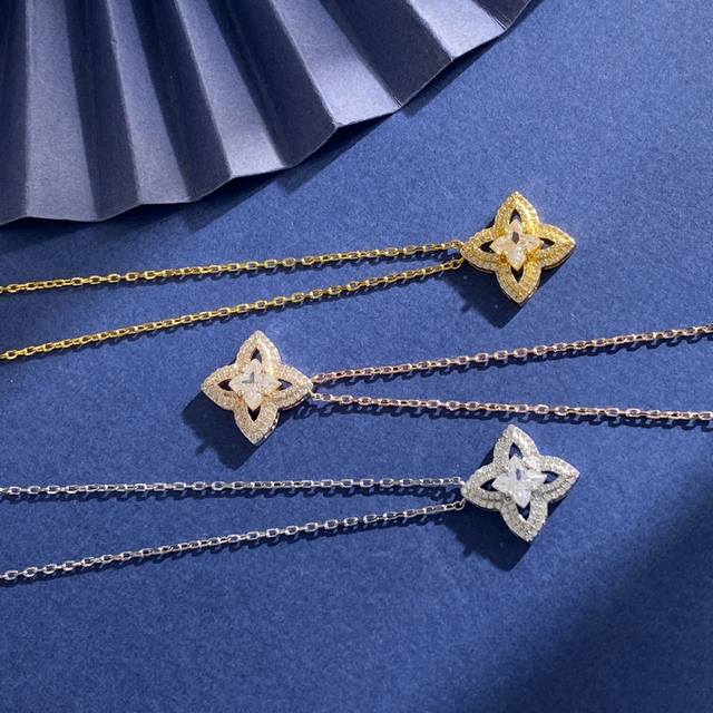 Lv Louis Vuitton fashion, light luxury, high-end diamond-studded diamond cross f