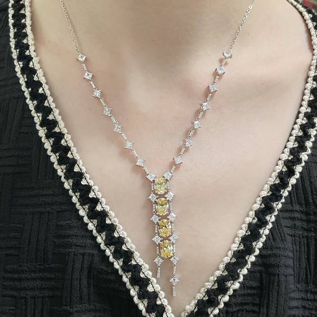 This price adjustment colored gemstone: imported 925 imported yellow diamond eve