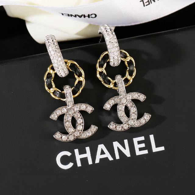 Chanel's new earrings are now available at the counter. Double C earrings are m