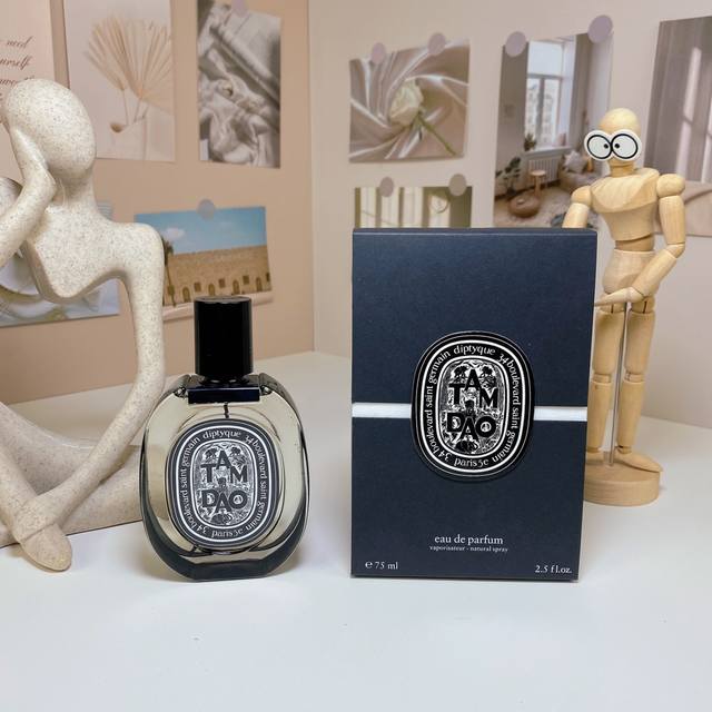 High-end quality Diptyque Tam Dao Eau de Parfum 75ml (Black Label) Brand: Diptyq
