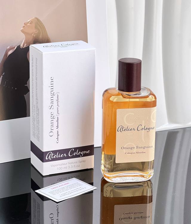 Original Quality Atelier Cologne Orange Sanguine Perfume Size: Md Top Notes: Blo