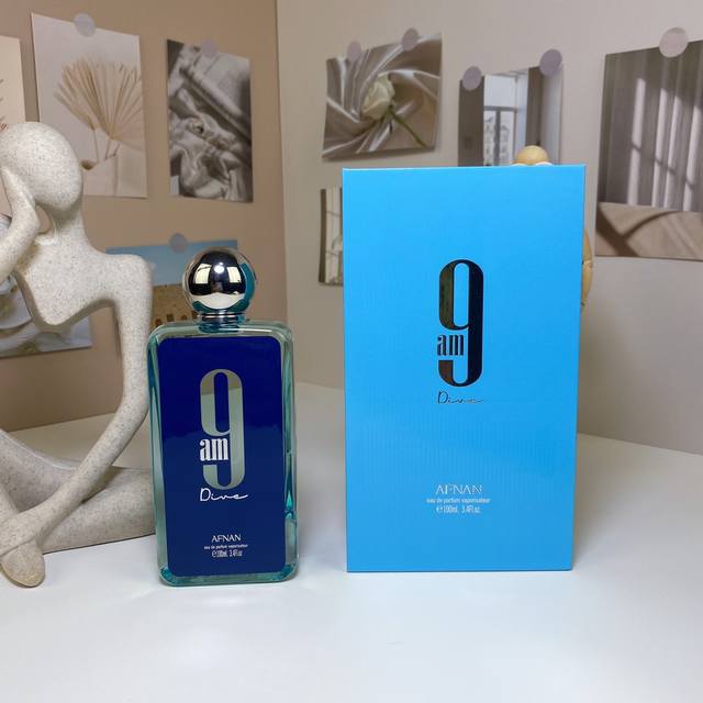 High-quality Afnan Blue 9Am Eau de Parfum Brand: Afnan Gender: Unisex Fragrance
