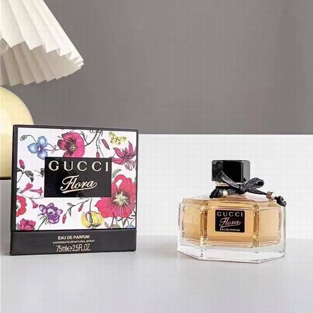 High-quality Gucci Floral Dance Rose Black Cap Eau de Parfum 75ml!