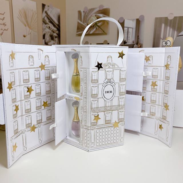 High-end quality Dior J'adore perfume set, castle gift box, 4-piece set, Christm
