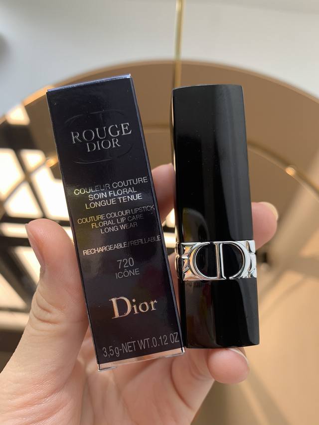 Mingtong Version New Dior Velvet #720, this year's new lipstick, a must-buy from