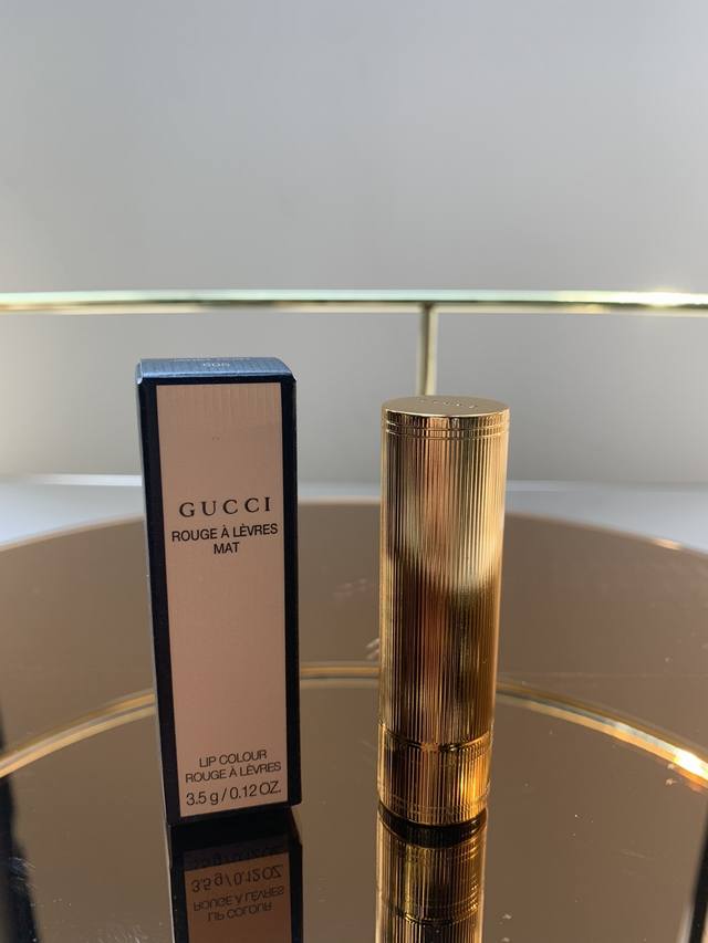 Mingtong Version Gucci Gold Tube 505 Matte Lipstick. You absolutely must get thi