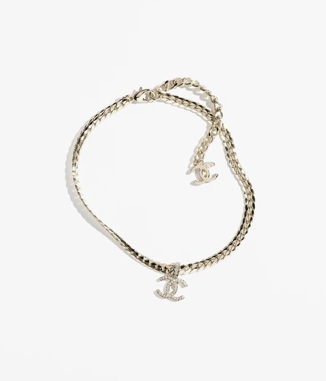 Chanel Necklace Hot Selling New Arrival Chanel 24 Snake Bone Double C Necklace S