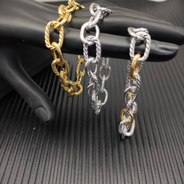 Davidyurman 8.5Mm Madison Chain Bracelet, Size 21Cm, Colors: P (Gold), P (Silver