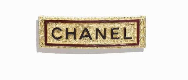 24S Retro Court Style Retro Letter Spring Clip Rectangular Letter Drip Metal Hai