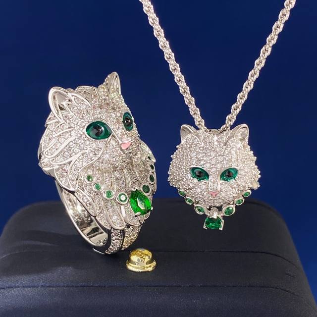 Ring Bs80 Necklace Bs80 Boucheron European and American Fashion High-End Animal